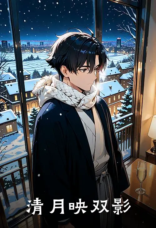 清月映双影